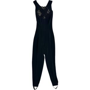 Vintage Tadashi Shoji Stirrup Jumpsuit